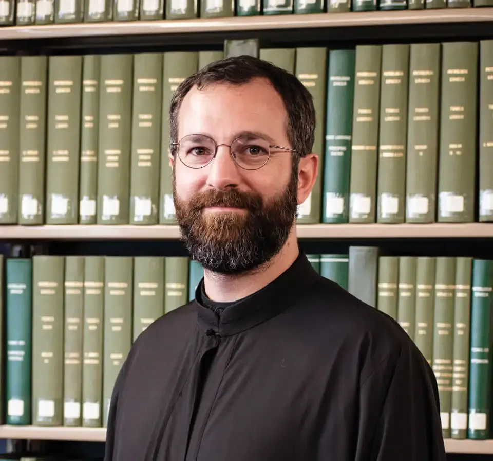 St. Tikhon's Seminary News and Media Student Stories: Seminarian Fr. Paisios Daniels portrait.