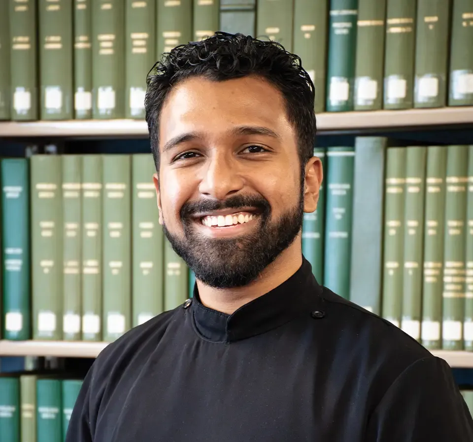 St. Tikhon's Seminary Stories seminarian Jibin George.