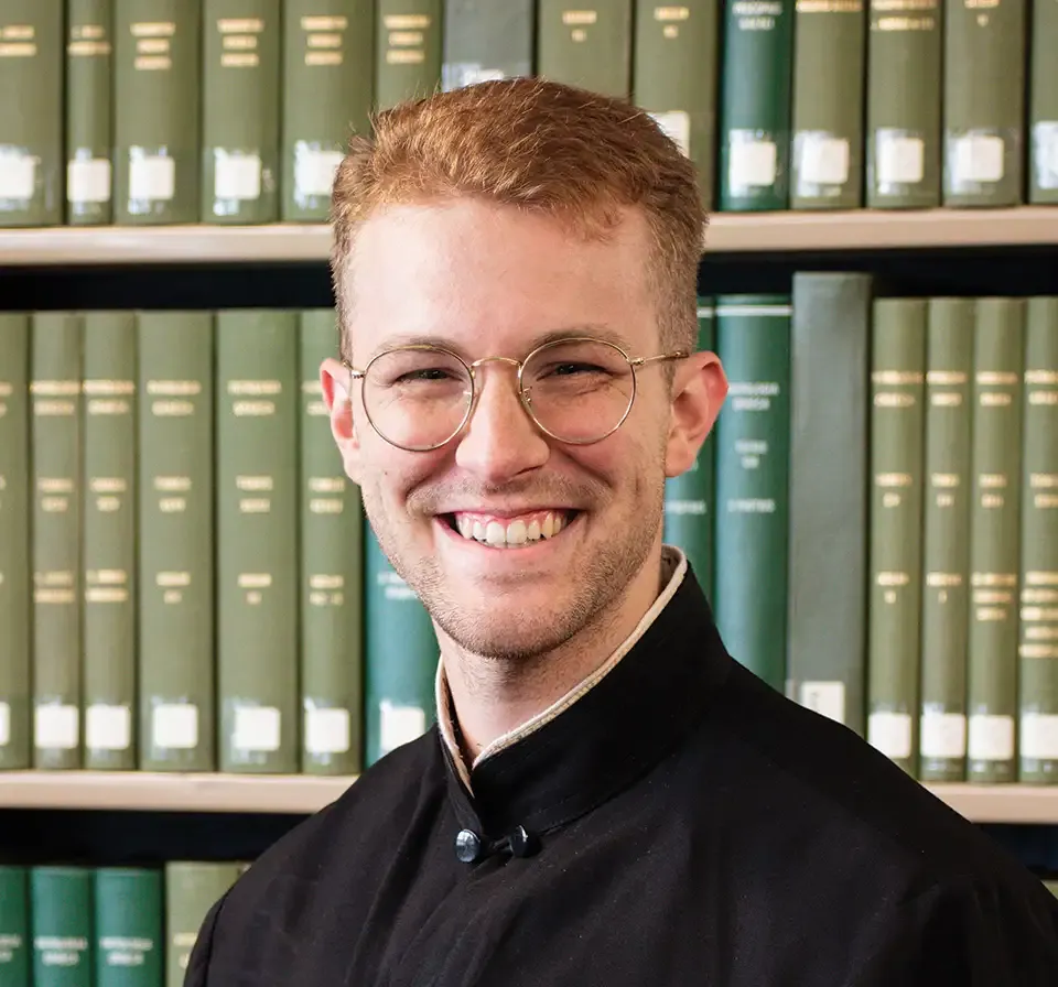 St. Tikhon's Seminary News and Media Student Stories: Seminarian Elijah Peterson headshot.