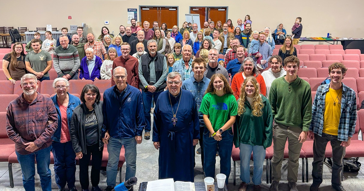 St. Tikhon's Seminary News & Events 2025 Emmaus retreat Fr. John Kowalczyk with retreat participants.
