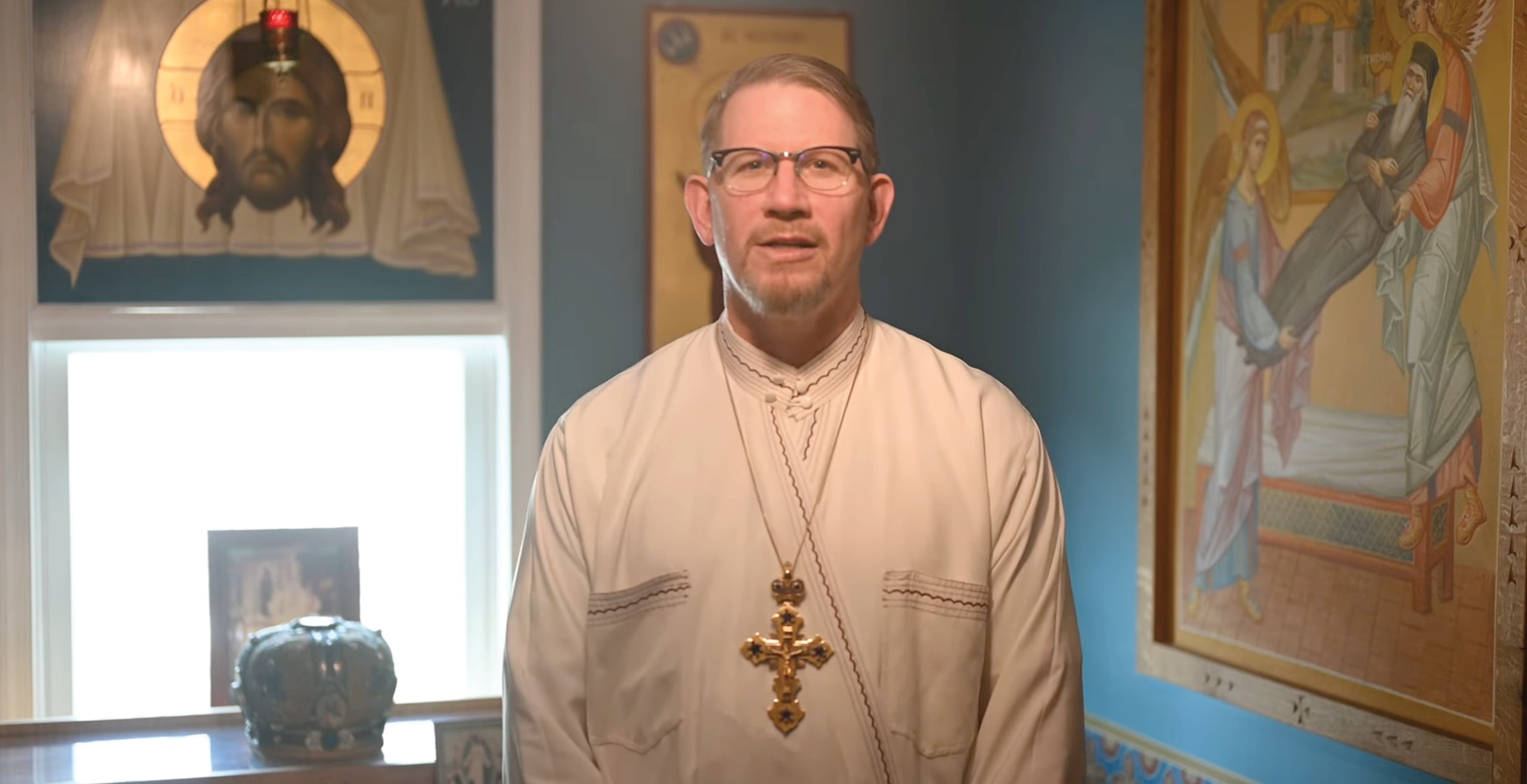 St. Tikhon's Seminary News & Events Paschal greetings to newly illumined Fr. John Parker in St. Nicholai's former cell. 