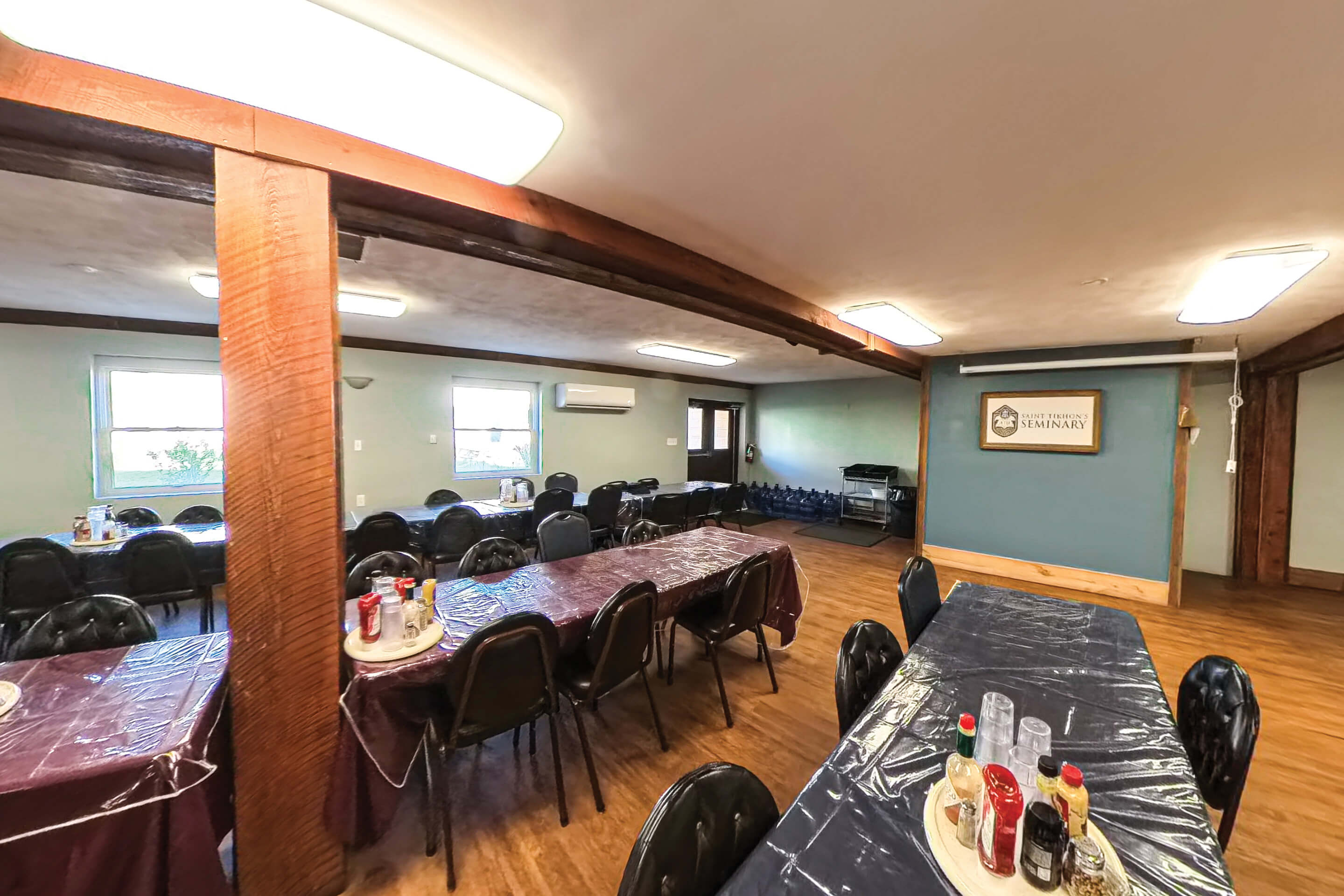 St. Tikhon's Seminary Community Dining refectory.