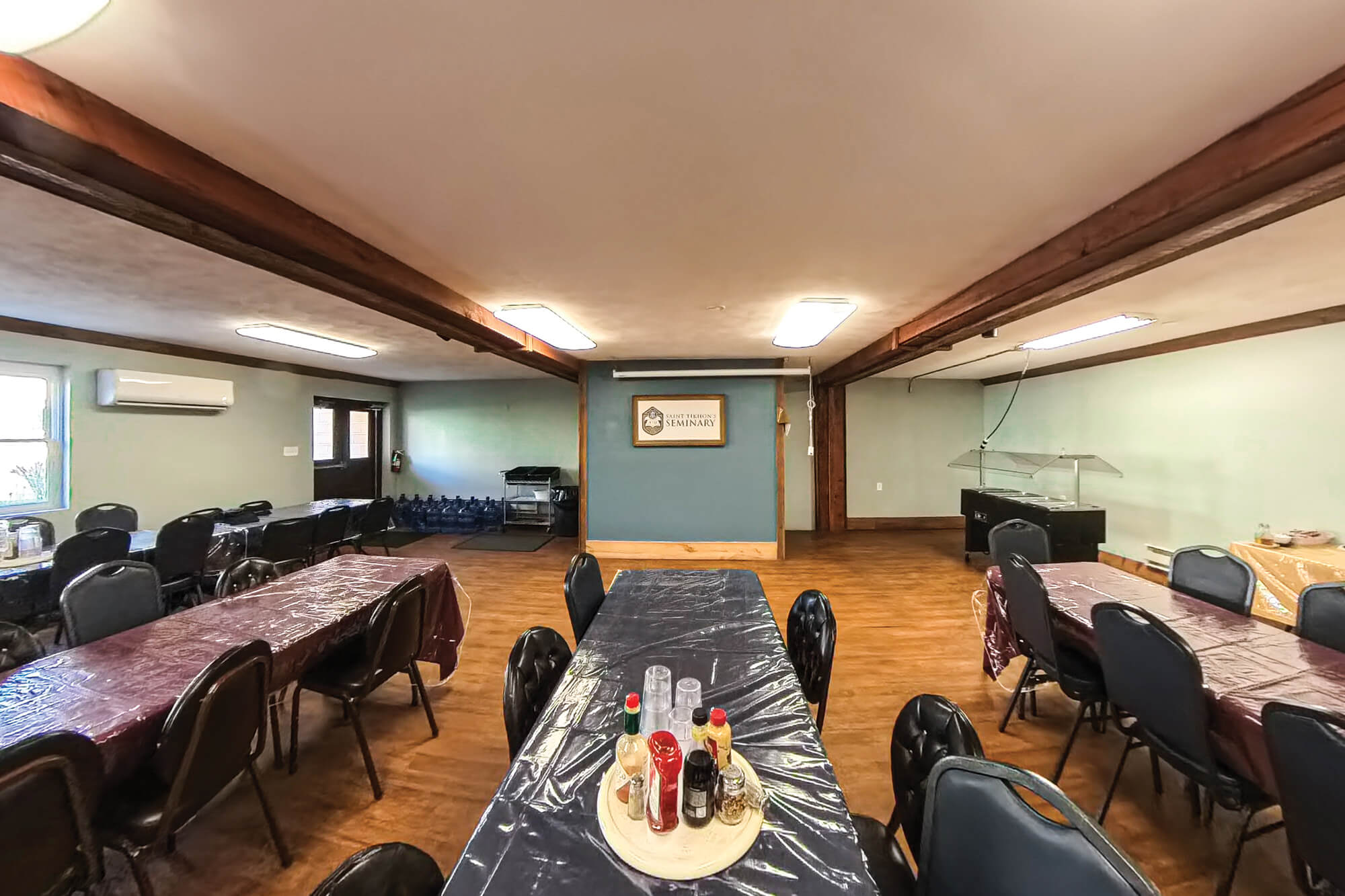 St. Tikhon's Seminary Community Dining refectory.