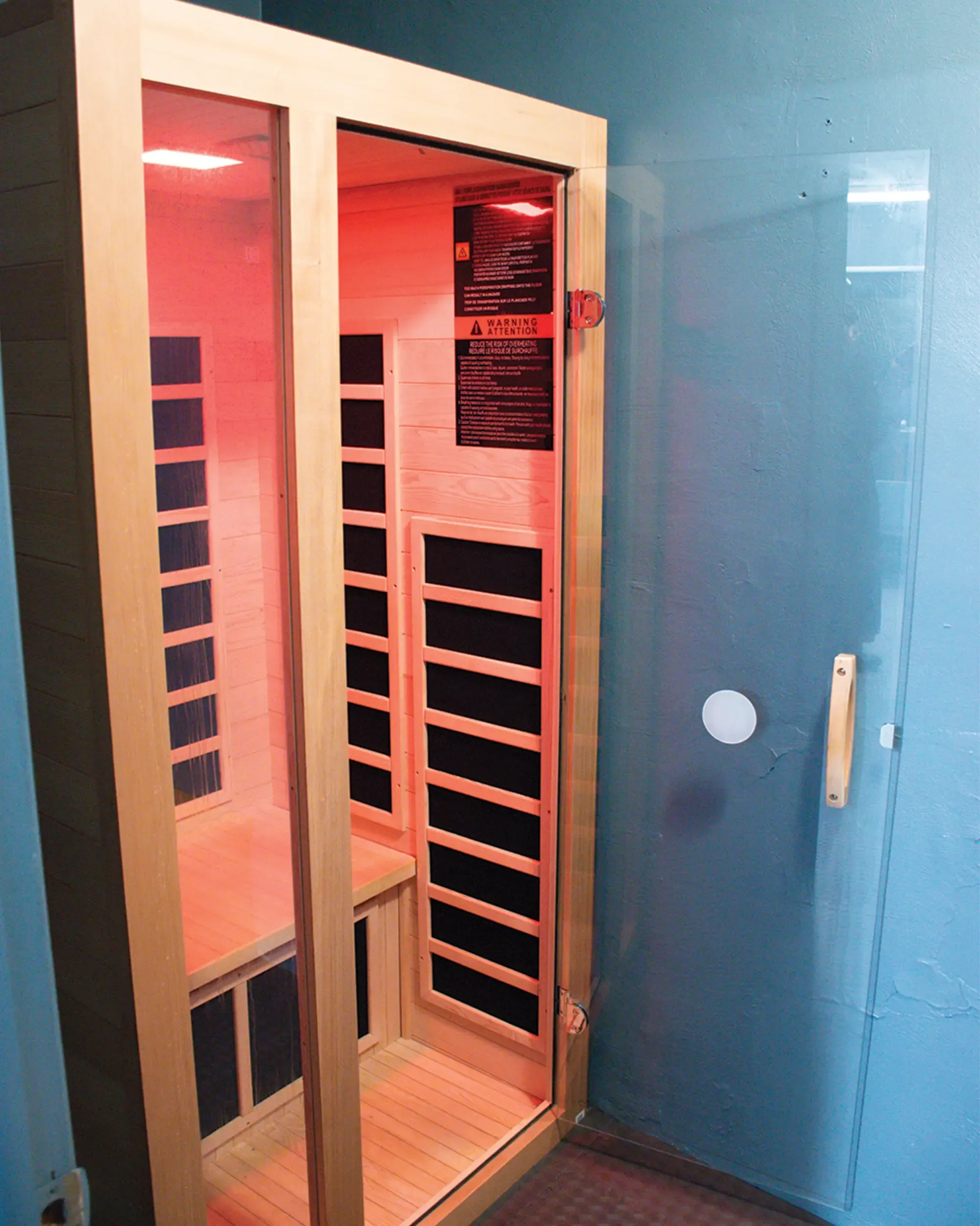 St. Tikhon's Seminary Community Excersize Facilities infrared sauna. 