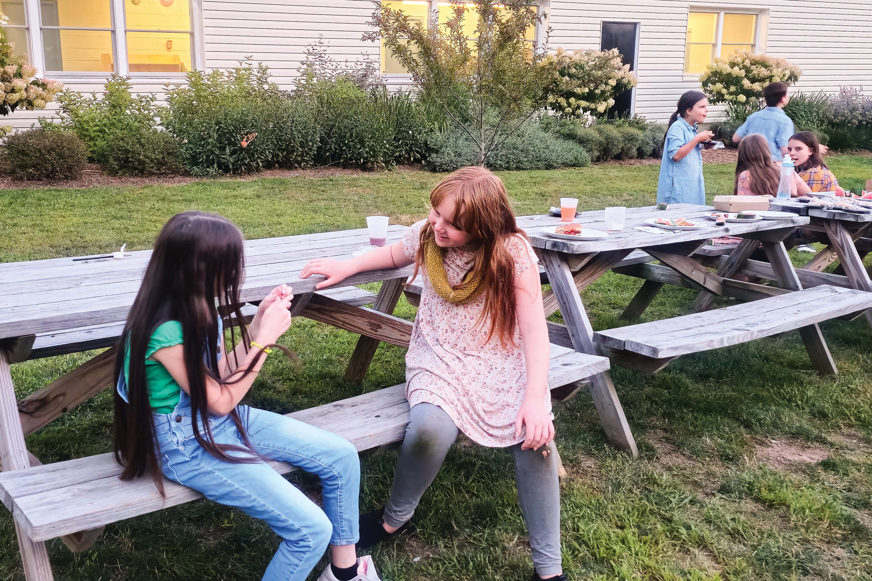 St. Tikhon's Seminary Community children vistiing.