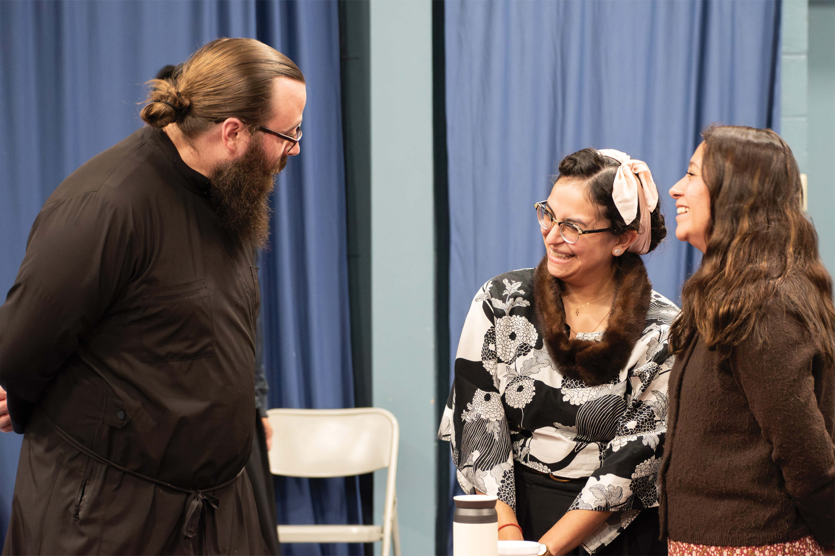 St. Tikhon's Seminary Community seminarians in fellowship.