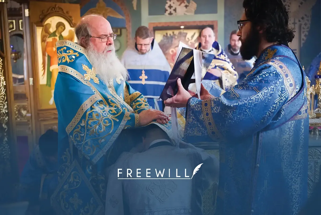 St. Tikhon's Seminary Give Legacy Society Metropolitan Tikhon ordaining a priest. 