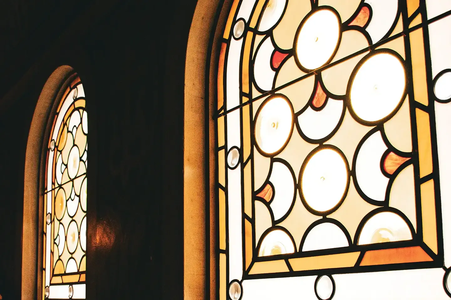 St. Tikhon's Seminary Give SmartGiving Tools stained glass windows in church.
