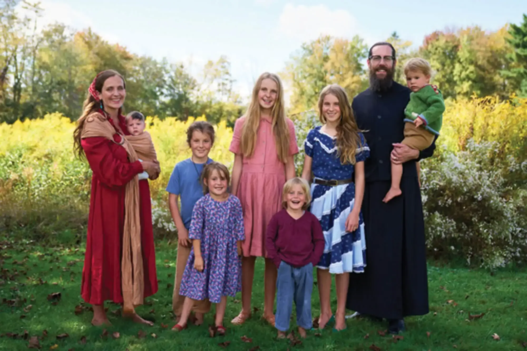 St. Tikhon's Seminary Stories Fr. Tikhon Kreuger, wife, and children.