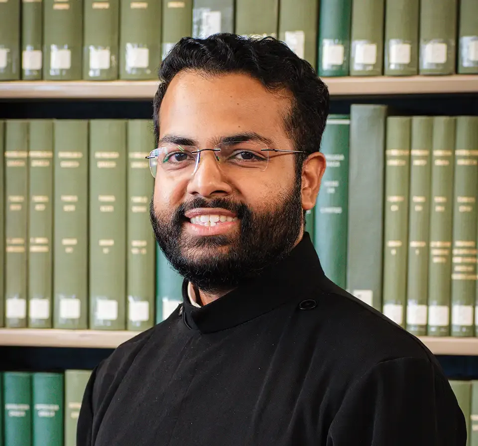 St. Tikhon's Seminary News and Media Student Stories: Seminarian Mathews Geevarghese headshot.