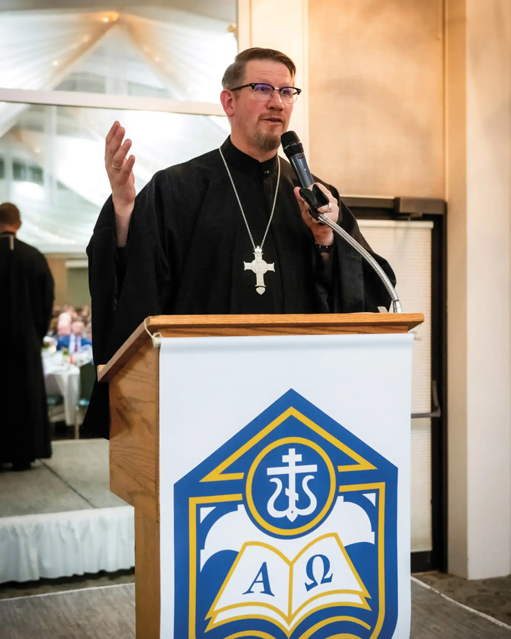 St. Tikhon's Seminary Abut History 85th anniversary Fr. John Parker speaking.