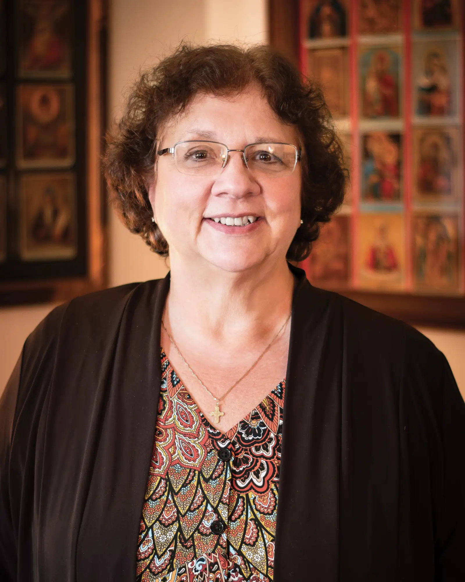 St. Tikhon's Seminary Bursar, Matushka Kathy Kowalczyk.